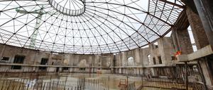 Der ehemalige Lokschuppen in Potsdam wird saniert.