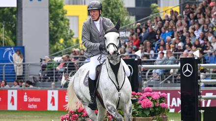 Die deutsche Reitlegende Ludger Beerbaum hört auf.