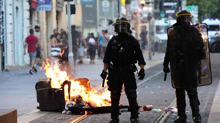 Polizei in Marseille.