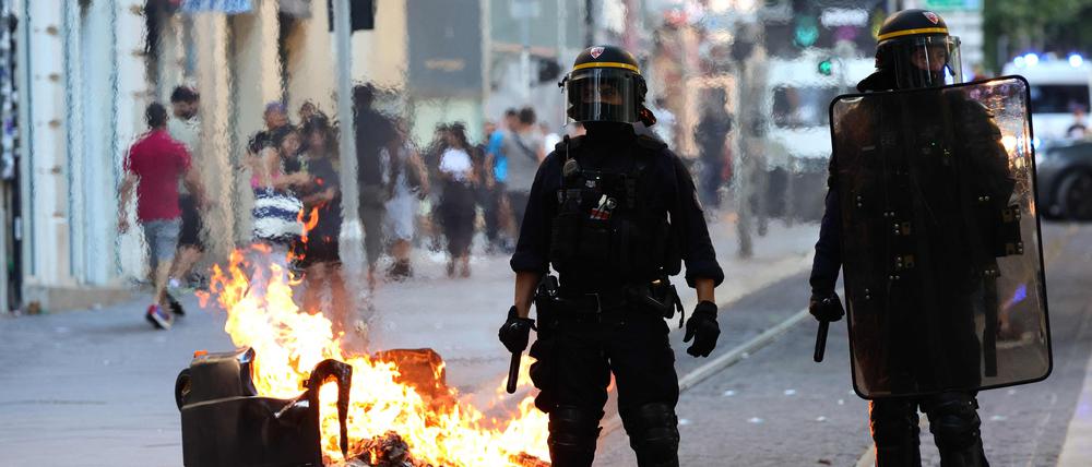 Polizei in Marseille.