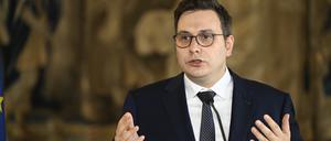 Jan Lipavský ist seit 2021 Außenminister von Tschechien.