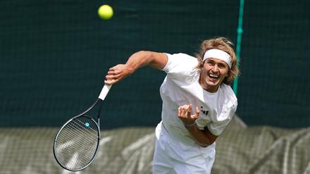 Alexander Zverev will in London endlich das Achtelfinale überstehen.