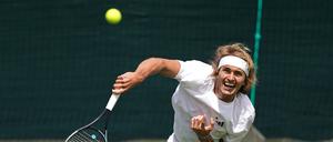 Alexander Zverev will in London endlich das Achtelfinale überstehen.