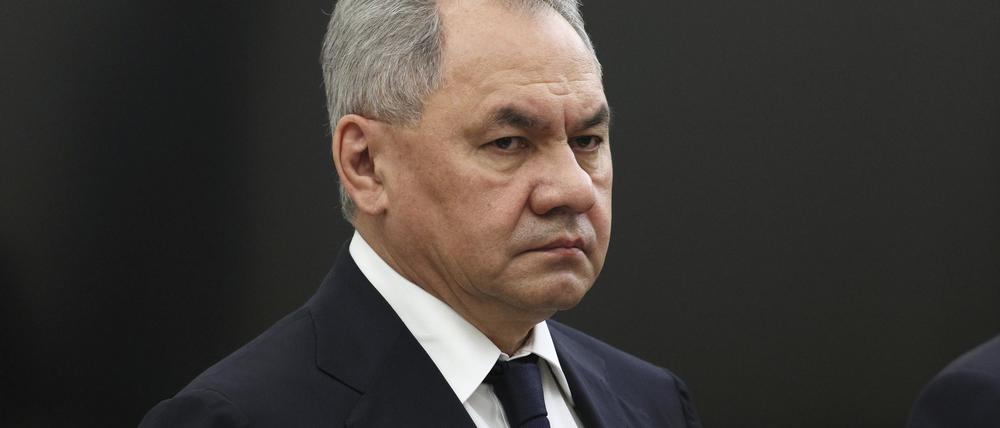 Der russische Verteidigungsminister Sergej Schoigu.