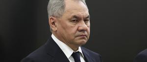 Der russische Verteidigungsminister Sergej Schoigu.
