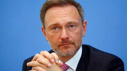 Finanzminister Christian Lindner (FDP)