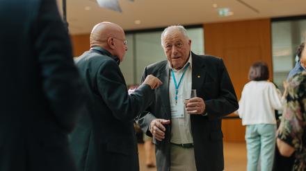 Kurt Wüthrich auf der 72. Lindauer Nobelpreisträgertagung