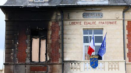 Nanterre trägt deutliche Spuren der durch Polizeigewalt ausgelösten Unruhen.