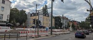 Wird bald verbessert: Die Treskowallee in Karlshorst. 