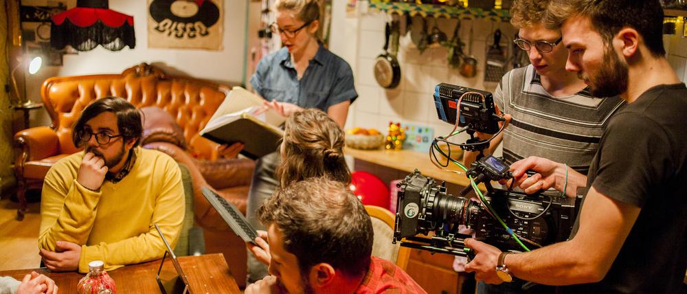 Lernen beim Machen. Am Set der Filmarche-Serienproduktion „Newbie“.