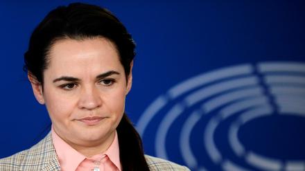 Die belarussische Oppositionsführerin Swetlana Tichanowskaja.