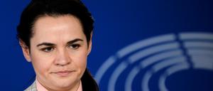 Die belarussische Oppositionsführerin Swetlana Tichanowskaja.