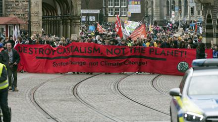 Klimaprotest von Fridays for Future Anfang März in Bremen.
