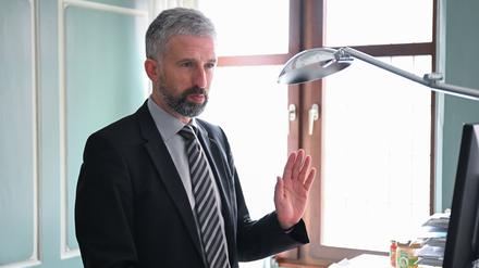 Der Tübinger Oberbürgermeister Boris Palmer (parteilos) tritt in Ungarn auf.