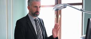 Der Tübinger Oberbürgermeister Boris Palmer (parteilos) tritt in Ungarn auf.