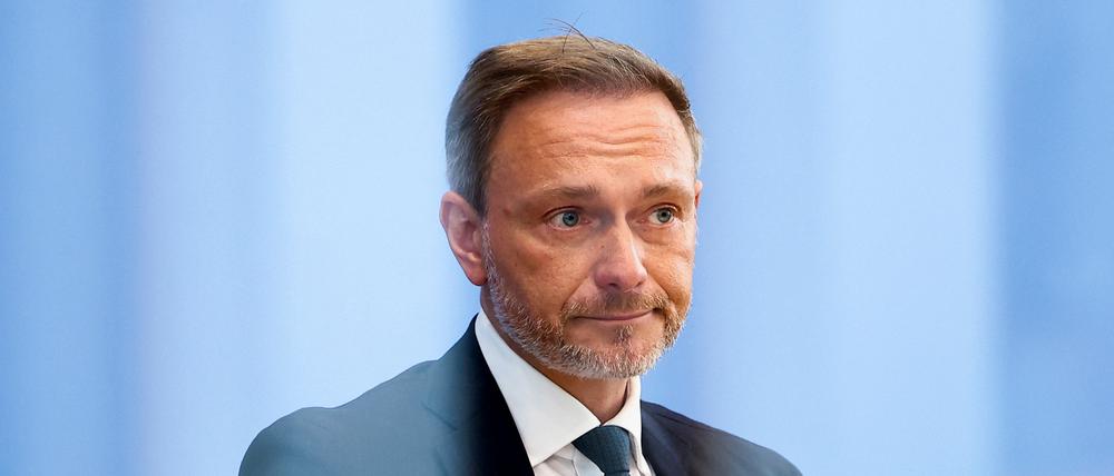 Finanzminister Christian Lindner (FDP)