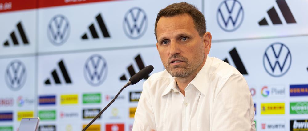 Joti Chatzialexiou, Sportlicher Leiter Nationalmannschaften, möchte mit dem DFB-Team um den Titel mitspielen.