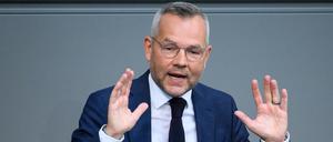 Michael Roth (SPD) bei einer Plenarsitzung im Deutschen Bundestag. 