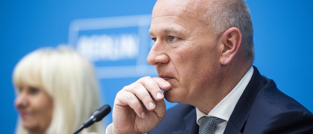 Reif für Olympia? Kai Wegner Sportsenatorin Iris Spranger.