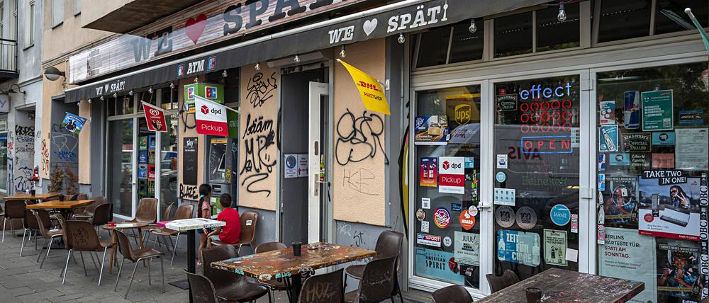Ein Späti in der Danziger Straße in Prenzlauer Berg.