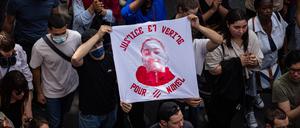 Proteste nach dem tödlichen Schuss auf einen Jugendlichen bei einer Verkehrskontrolle.