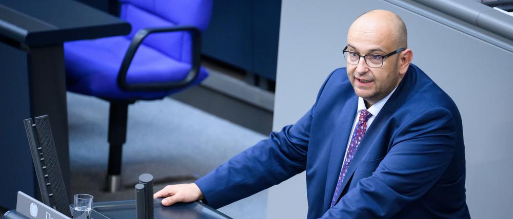 Stephan Protschka (AfD) spricht im Deutschen Bundestag.
