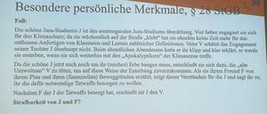 Das nun aus dem Lehrplan geworfene Fallbeispiel.