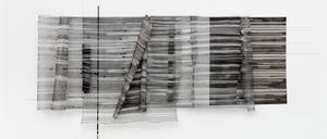 Hier überlagern sich Texturen: Interfernez II von Harriet Groß 