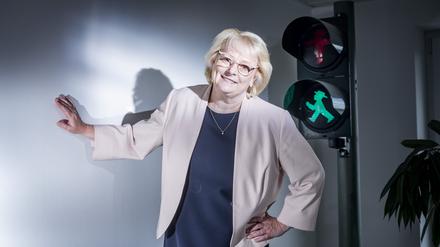 Geschäftsführerin Katharina Marienhagen von der Infrasignal GmbH in Berlin-Adlershof.
