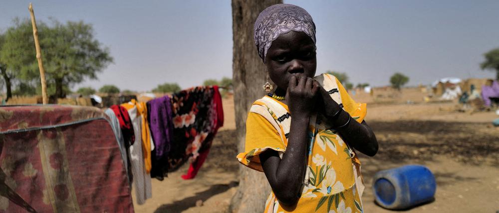 Khadeedja, 7 Jahre, musste ihre Heimat Darfur im Sudan verlassen.