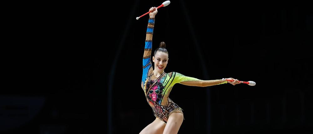 Darja Varfolomeev verzückt bei den Finals das Publikum.