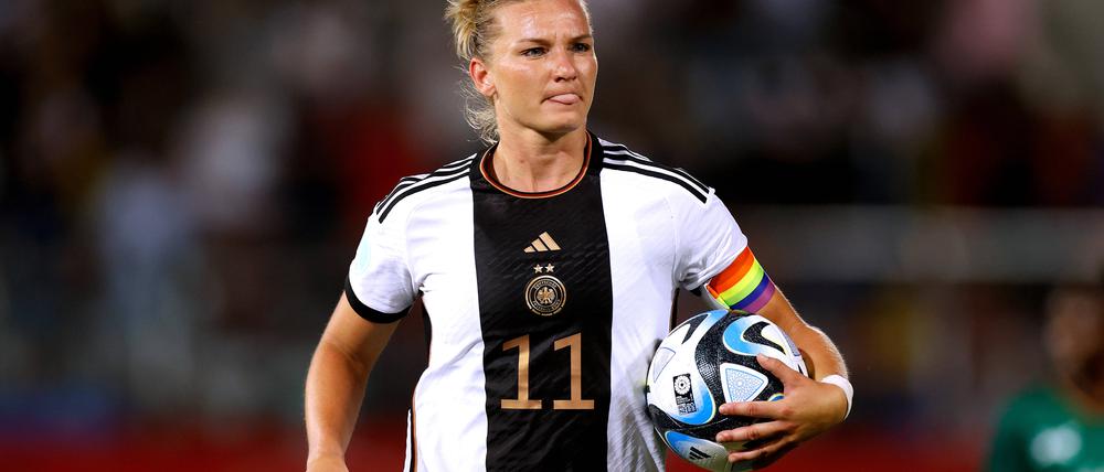 Alexandra Popp zeigte sich selbstkritisch, aber zuversichtlich.