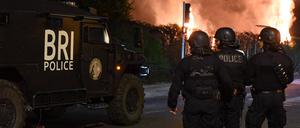 Polizeibeamte in Frankreich.