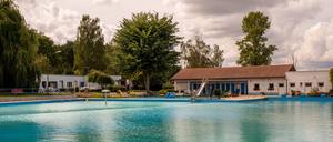 Freibad Merzdorf im Schradenland Berlin 
