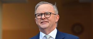 Australiens Premier Anthony Albanese wird am Montag von Bundeskanzler Olaf Scholz empfangen.