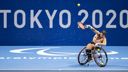Katharina Krüger von den Zehlendorfer Wespen war bei den Paralympics in Tokio dabei.