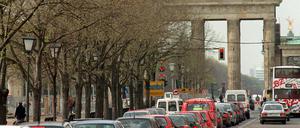 Das Stadtwahrzeichen vor der Verkehrsberuhigung.