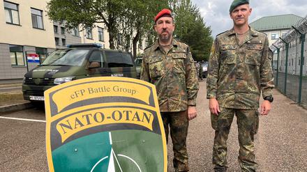Einsatz an der Nato-Ostflanke - die Bundeswehr stellt den größten Teil des Personals der Nato Battlegroup Lithuania.