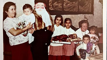Bescherung mit „Tante Frieda“ im Jahr 1972.