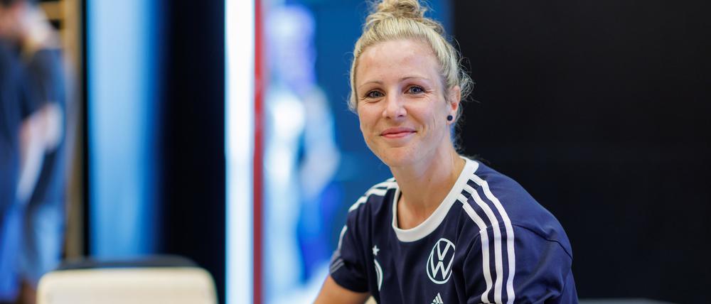 Hat viel zu erzählen. Nationalspielerin Svenja Huth.