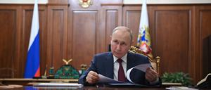Putin soll Prigoschin getroffen haben.