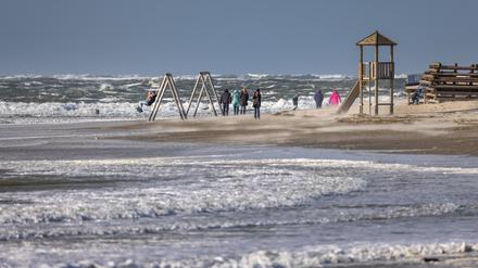 Ein Strand an der Nordsee (Symbolbild). 