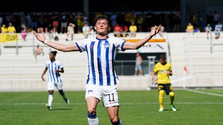 Mit offenen Armen empfangen. Fabian Reese trifft bei Hertha BSC und in Berlin auf großes Wohlwollen