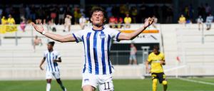 Mit offenen Armen empfangen. Fabian Reese trifft bei Hertha BSC und in Berlin auf großes Wohlwollen