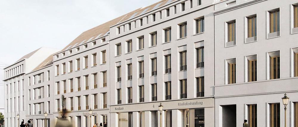 Zu schlicht für die CDU: Entwürfe für Häuser in der Friedrich-Ebert-Straße