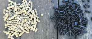 Aus Abfallprodukten gewonnene Pellets können Böden vitalisieren oder zum Asphaltieren von Straßen dienen – kohlendioxidneutral.