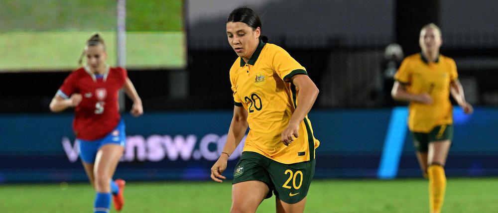 Sam Kerr will bei der Heim-WM mit Australien für Aufsehen sorgen.
