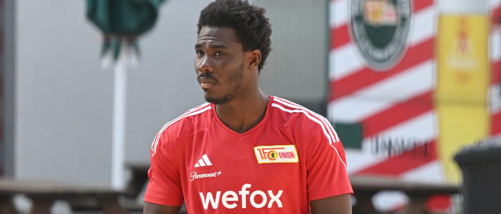 Dienstantritt in Köpenick. David Datro Fofana im Trikot des 1. FC Union.