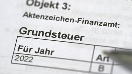 Grundsteuererklärung. (Symbolbild)