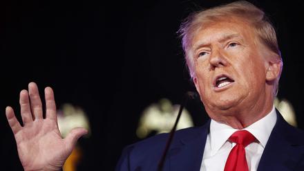 Donald Trump in Nevada Anfang Juli. 